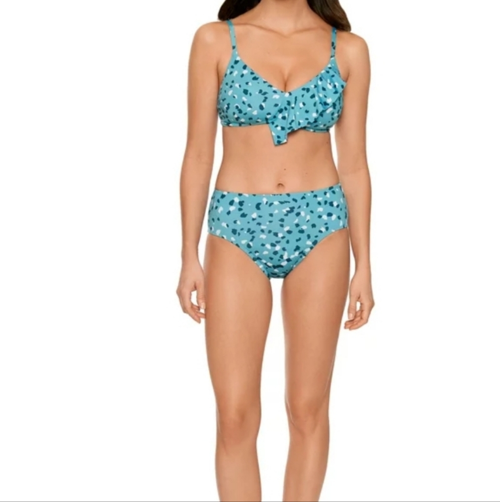 Time and Tru Confetti Mid Rise bottom Small (4-6) multi